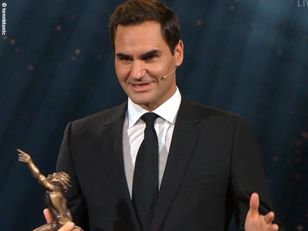 Roger Federer dapatkan Swiss Honorary Sports Award