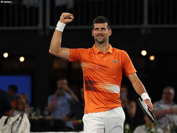 Novak Djokovic terpaut satu kemenangan dengan gelar pertama musim 2023 di Adelaide
