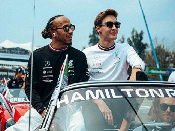 George Russell, Lewis Hamilton