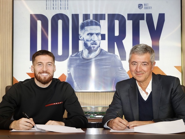 Atletico Madrid resmi rekrut Doherty