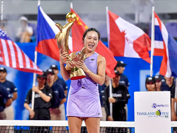 Zhu Lin Angkat Trofi Kemenangan Pertama Di Thailand Open