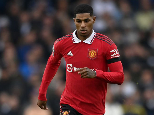 Penyerang Manchester United, Marcus Rashford.