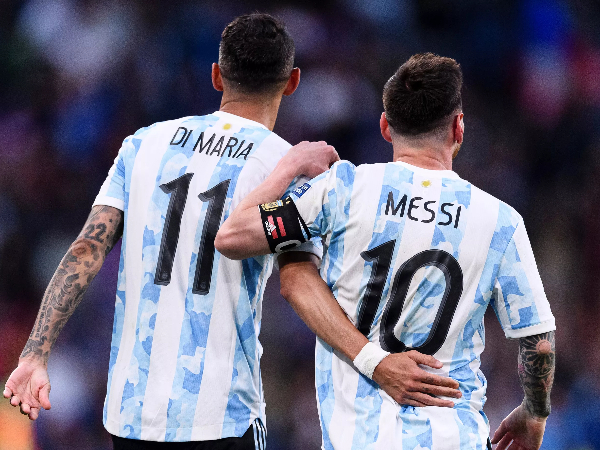 Angel Di Maria dan Lionel Messi