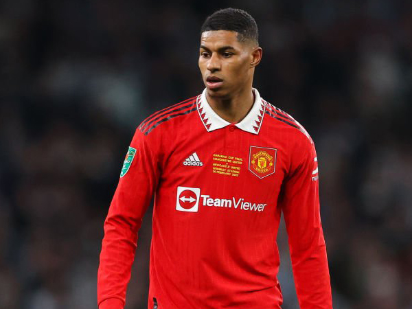 Penyerang Manchester United, Marcus Rashford.