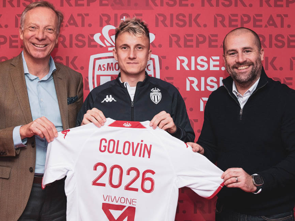Aleksandr Golovin perpanjang kontraknya di AS Monaco hingga 2026