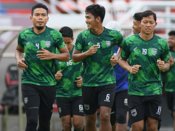 Skuat Borneo FC bersiap menatap pertandingan sisa di musim ini