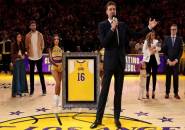 Jersey Milik Pau Gasol Resmi Dipensiunkan Lakers