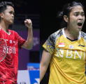 Anthony Ginting & Gregoria Terhenti di Perempat Final All England 2023
