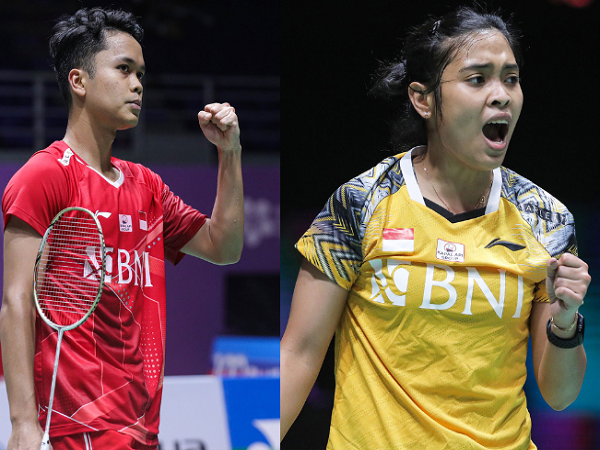Anthony Ginting & Gregoria Terhenti di Perempat Final All England 2023