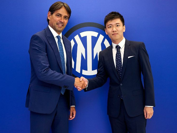 Steven Zhang dan Simone Inzaghi.