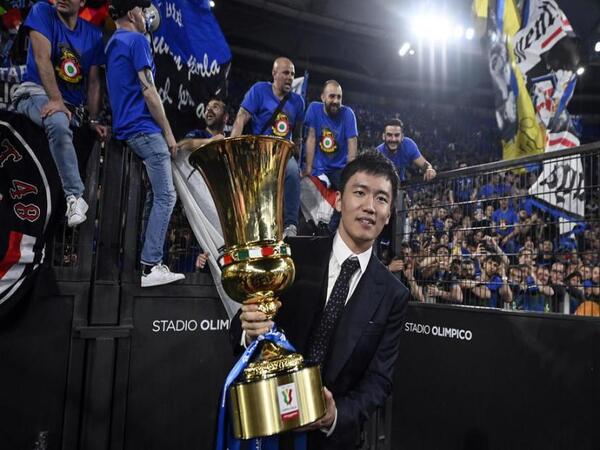 Steven Zhang ingin melihat Inter Milan memenangkan Liga Champions musim ini meski sempat tak mengira tim yang dipimpinnya bisa menembus partai final / via Getty Images
