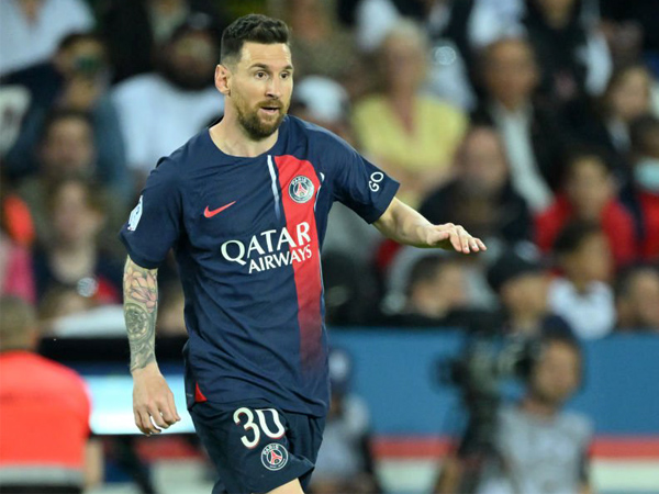 Penyerang PSG, Lionel Messi.