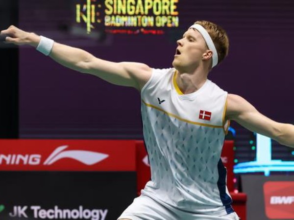 Anders Antonsen Amankan Semifinal Singapore Open 2023