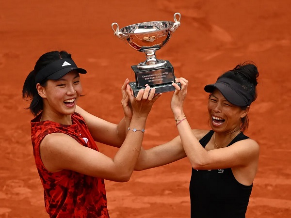 Hasil French Open: Akhir Manis Hsieh Su Wei Dan Wang Xinyu Di Roland Garros