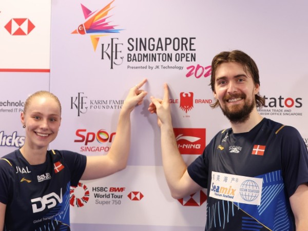 Singapore Open 2023: Gelar Pertama Mathias Christiansen/Alexandra Boje Dalam Dua Tahun
