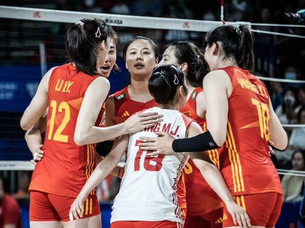 VNL 2023: China tops the rankings after beating Canada