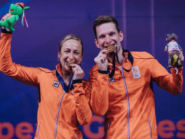 Robin Tabeling/Selena Piek Cetak Sejarah Medali Emas European Games 2023