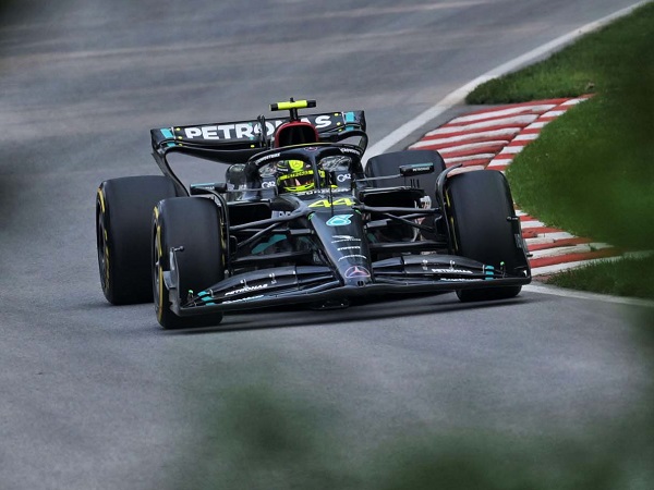 Mercedes siapkan sayap depan baru untuk GP Inggris.