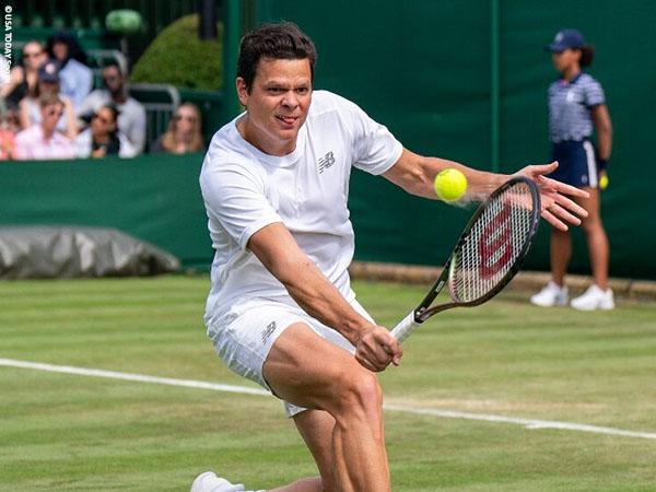 Milos Raonic puts in this dramatic effort to drop out at Wimbledon 2023
