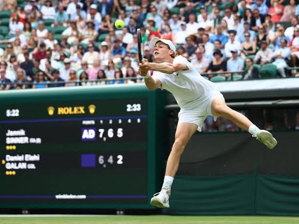 Hasil Wimbledon: Jannik Sinner Patahkan Perjuangan Daniel Elahi Galan