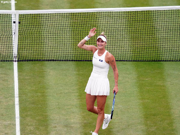 Marketa Vondrousova Masih Tak Percaya Segel Tiket Menuju Final Wimbledon