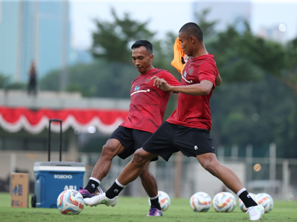 Latihan perdana timnas Indonesia U-23 jelang Piala AFF U-23