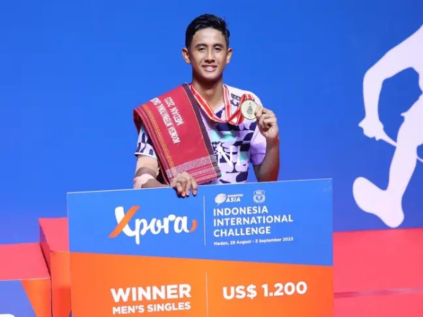 Kalahkan Wakil Sri Lanka, Alwi Farhan Juara Indonesia International Challenge 2023