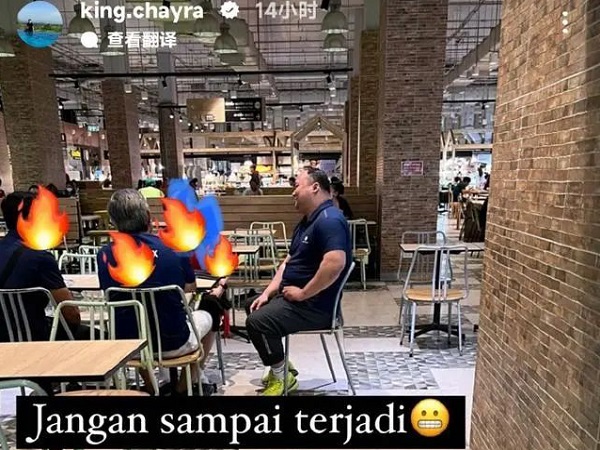 Mohammad Ahsan Posting Herry IP Makan Malam Dengan Zhang Jun