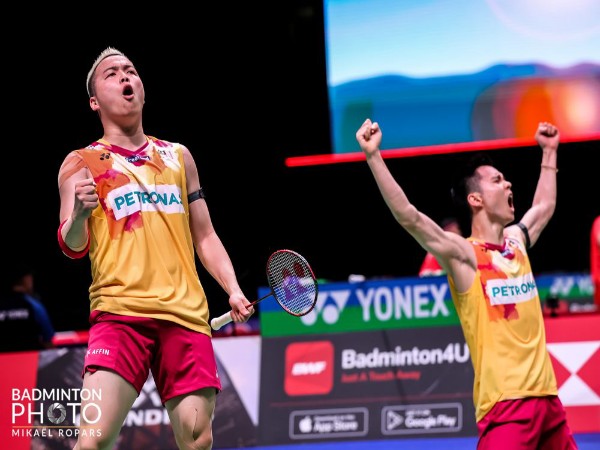 Atasi Ong/Teo, Aaron/Wooi Yik Tembus Semifinal China Open 2023