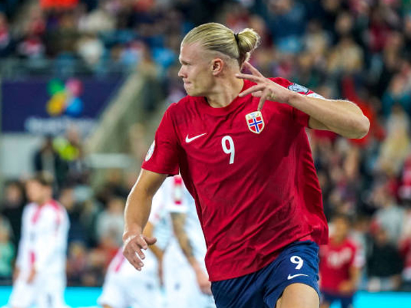 Gol Ke-25 Erling Haaland Bantu Jaga Asa Norwegia Lolos ke Euro 2024