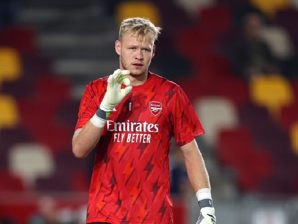 Aaron Ramsdale sedang memperjuangkan tempatnya di bawah mistar gawang Arsenal