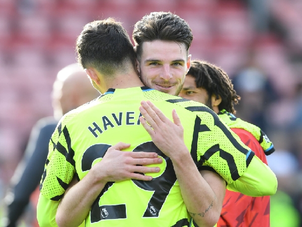 Declan Rice dan Kai Havertz