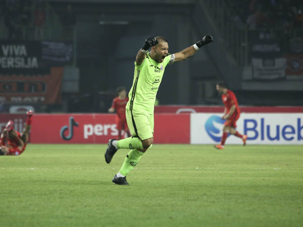 Kiper sekaligus kapten Persija Jakarta, Andritany Ardhiyasa