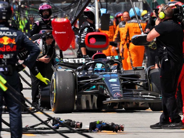 George Russell percaya diri Mercedes bisa makin kencang di F1 2024.