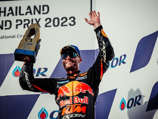 Brad Binder sesali kesalahan fatalnya di GP Thailand.