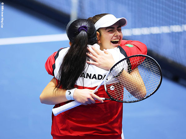 Canada beats Spain 3-0 at Billie Jean King Cup