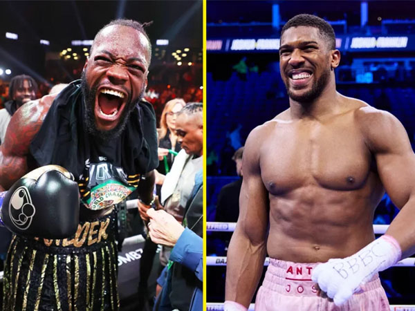 Anthony Joshua (kanan) dan Deontay Wilder. (Foto: TalkSPORT)