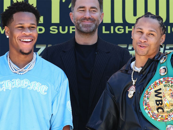 Regis Prograis (kanan) mengatakan duelnya melawan Devin Haney (kiri) nanti akan seperti “neraka”. (Foto: Matchroom Boxing)