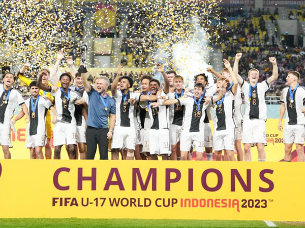 Jerman berhasil keluar sebagai juara Piala Dunia U-17 2023