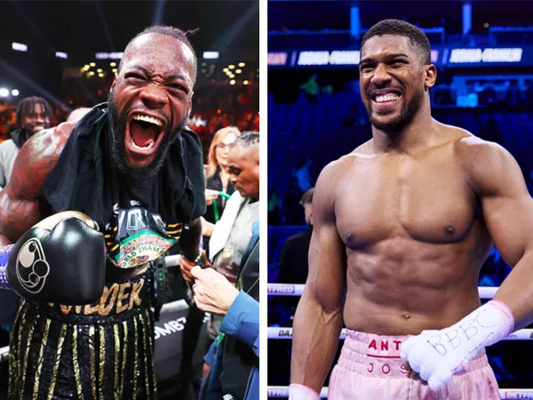 Deontay Wilder (kiri) dan Anthony Joshua. (Foto: TalkSPORTS)
