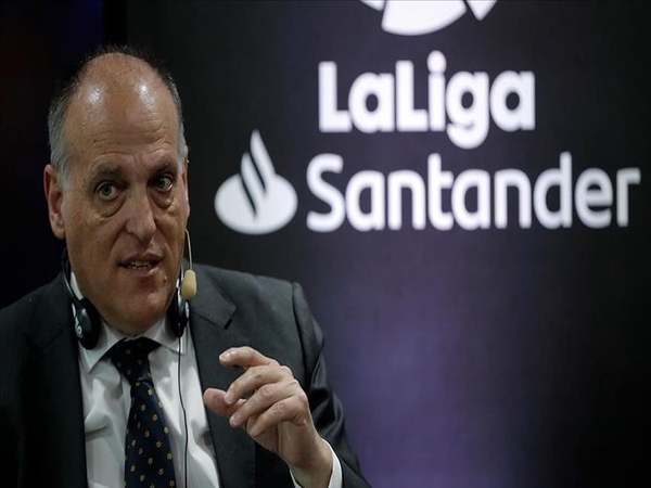 Presiden La Liga yakni Javier Tebas, optimis wacana mengenai gelaran European Super League (Liga Super Eropa) tidak akan bisa terwujud / via Getty Images