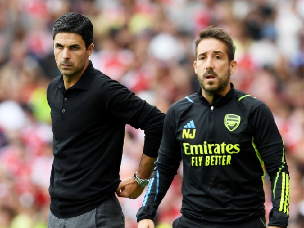 Mikel Arteta dan pelatih bola mati Arsenal, Nicolas Jover