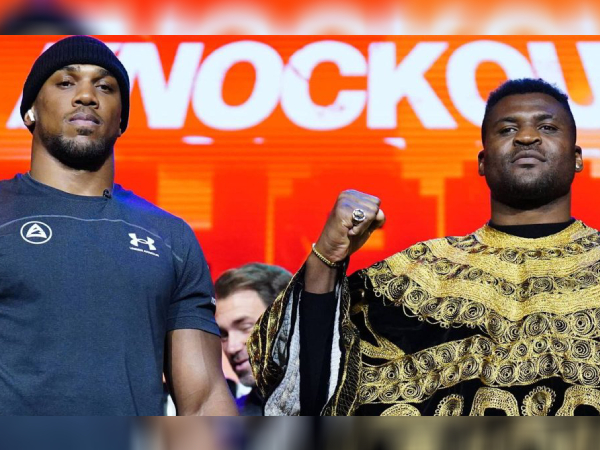 Francis Ngannou (kanan) dan Anthony Joshua. (Foto: Matchroom Boxing)