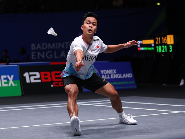 Anthony Ginting puas bisa hentikan laju Lee Chia Hao.