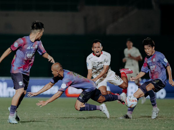 Winger Bali United, Irfan Jaya di laga kontra Rans Nusantara FC
