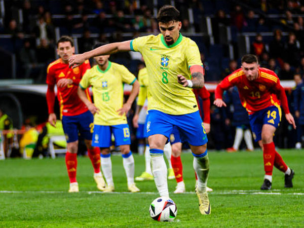 Gol Lucas Paqueta Bantu Timnas Brasil Tahan Imbang Spanyol