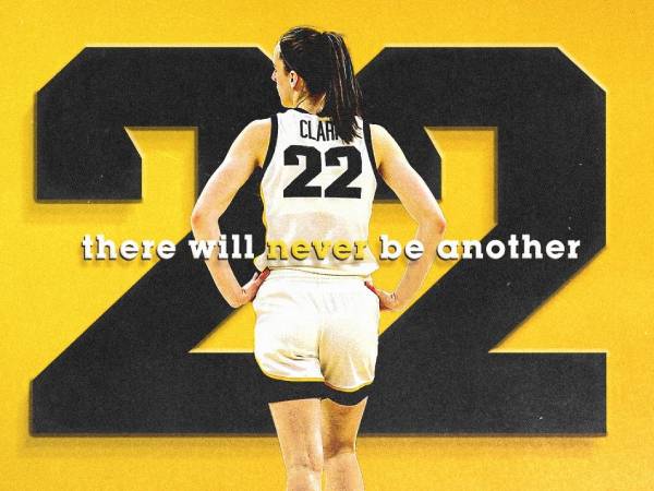 Caitlin Clark mengatakan dirinya merasa bersyukur saat diumukna jersey 22 akan dipensiunkan oleh Iowa. (Foto: Nike)