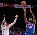 Playoff NBA: Philadelphia 76ers Gulung New York Knicks 125-114, Skor 2-1