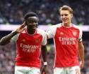 Martin Odegaard dan Bukayo Saka Optimis dengan Peluang Juara Arsenal