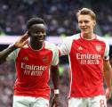 Martin Odegaard dan Bukayo Saka Optimis dengan Peluang Juara Arsenal